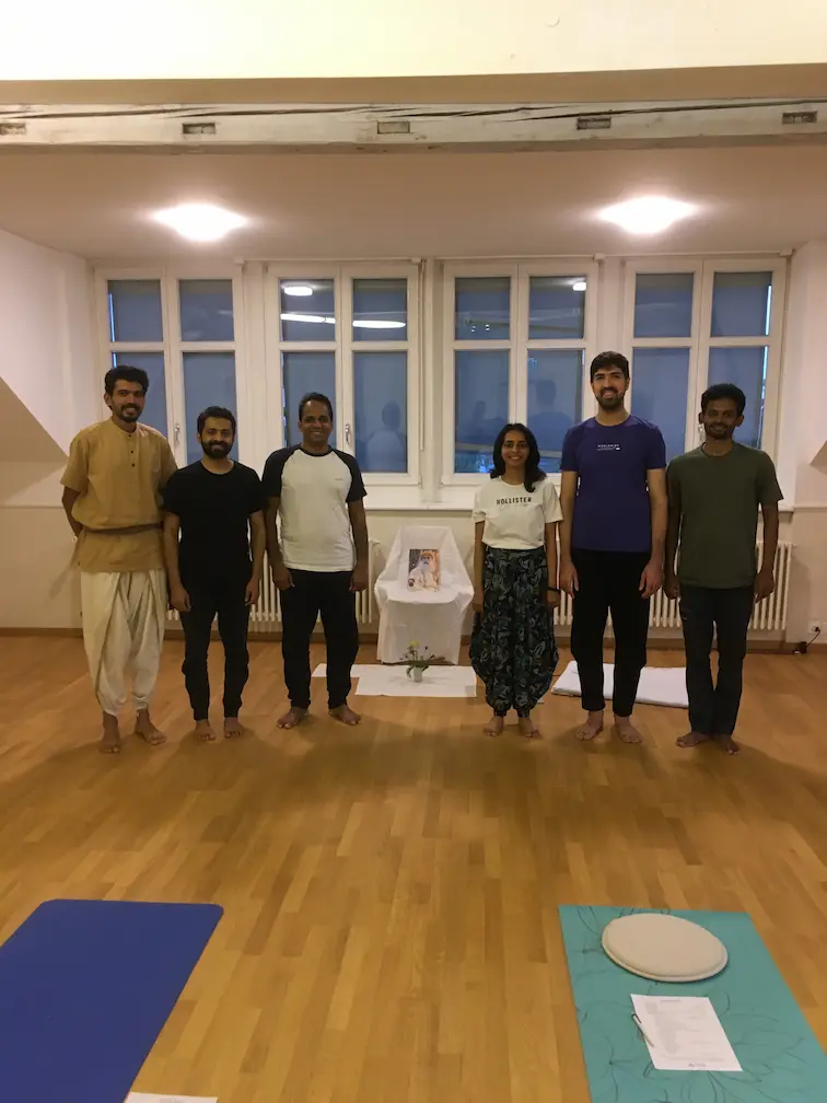 Yogasanas practice